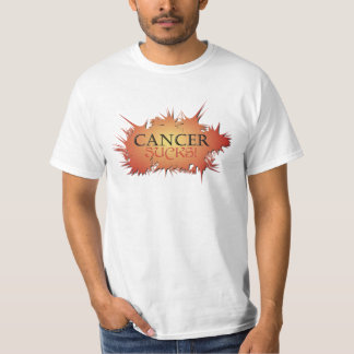 El cáncer chupa la camiseta gráfica