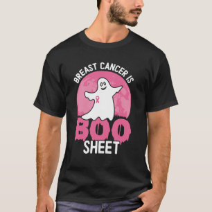 El cáncer de mama es una hoja de Boo Camiseta de c