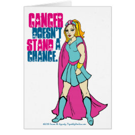 El cáncer no soporta una tarjeta de historietas de