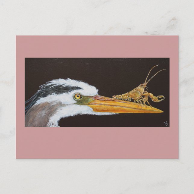 El cangrejo de río aprende a saltar la postal (Anverso)