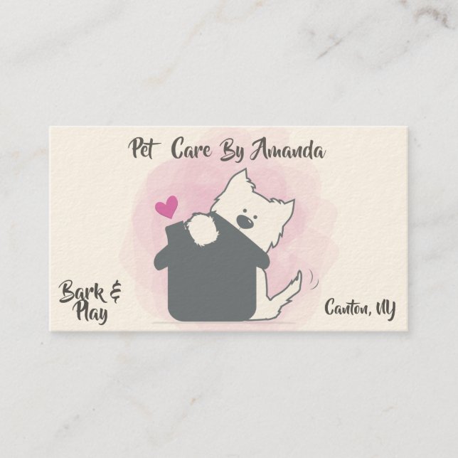 El canguro Rover del mascota persigue tarjetas de (Anverso)