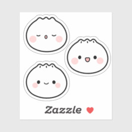 El caos de Kawaii provoca a los Pegatinas de comid