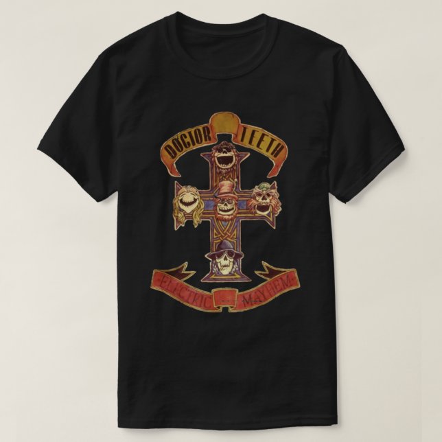 El caos eléctrico es una camiseta esencial de rock (Diseño del anverso)