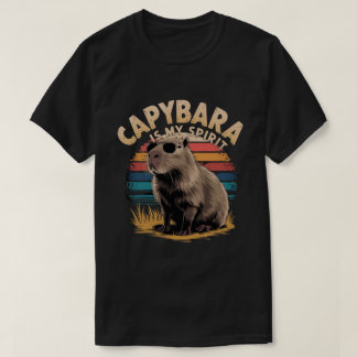 El capibara es mi camisa animada, amante de los an