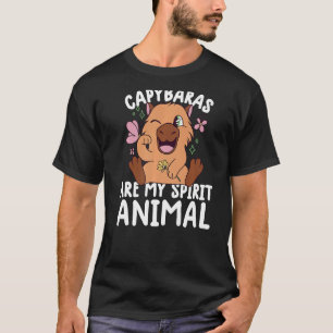 el capibara es mi camiseta animada, un capibara di