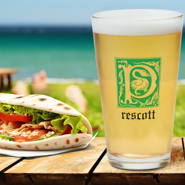 El capital decorativo P de las criaturas míticas d (Subido por el creador)