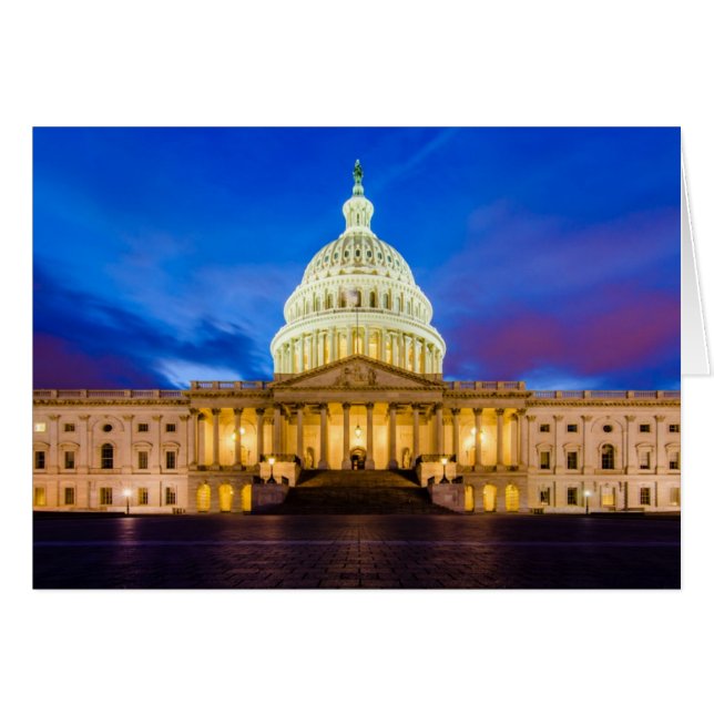 El Capitolio de los Estados Unidos a la hora azul (Anverso (Horizontal))