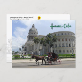 El Capitolio, La Habana, Cuba - postal