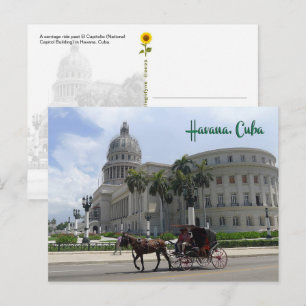 El Capitolio, La Habana, Cuba - postal