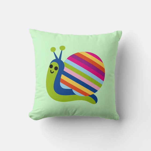 El caracol Slugs la almohada linda del animal del (Anverso)