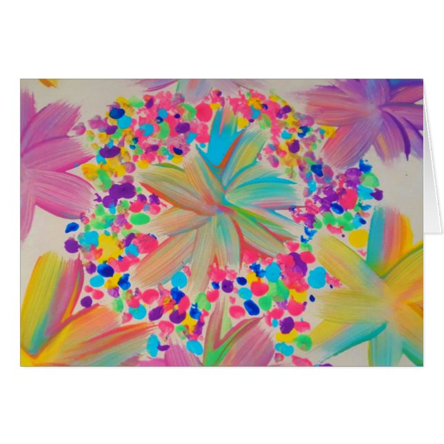 El caramelo riega la tarjeta del artista del (Anverso (Horizontal))