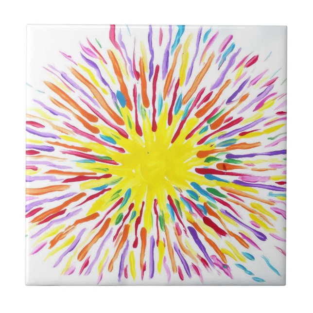 El caramelo riega las tejas del artista del (Frente)