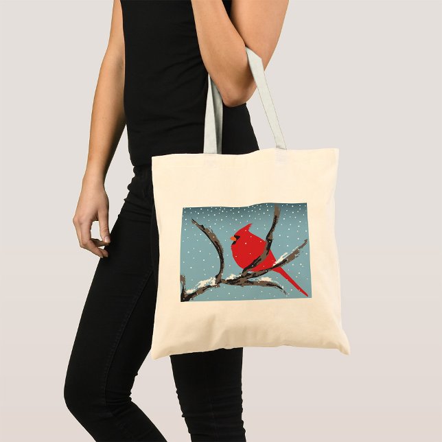 El Cardenal Rojo En Una Rama En La Bolsa (Subido por el creador)