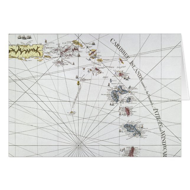 EL CARIBE: MAPA, 1775 (Anverso (Horizontal))