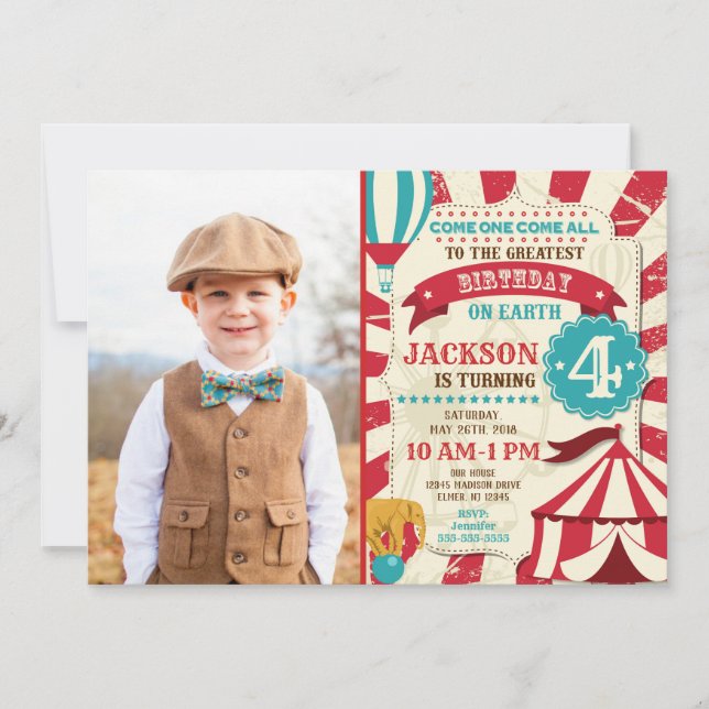 El carnaval de la invitación de la foto del (Anverso)