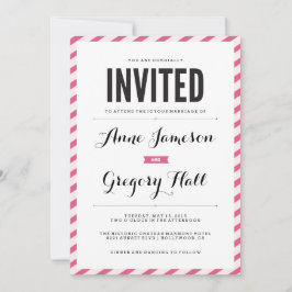 El carnaval rosado estrena invitación a la boda mo