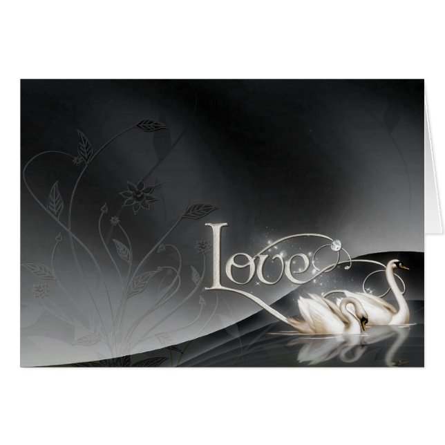 El casarse de los cisnes del amor (Anverso (Horizontal))