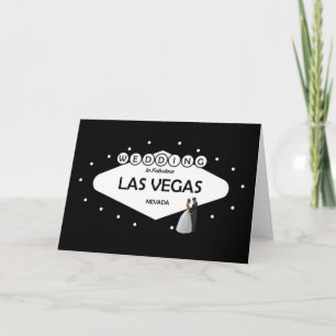 El CASARSE en la tarjeta fabulosa de Las Vegas B&G
