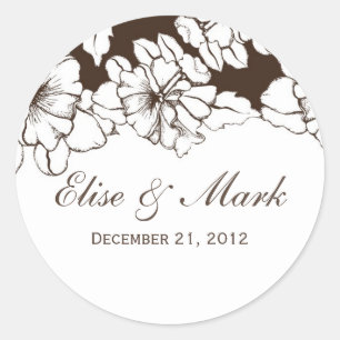 El casarse le agradece pegatina