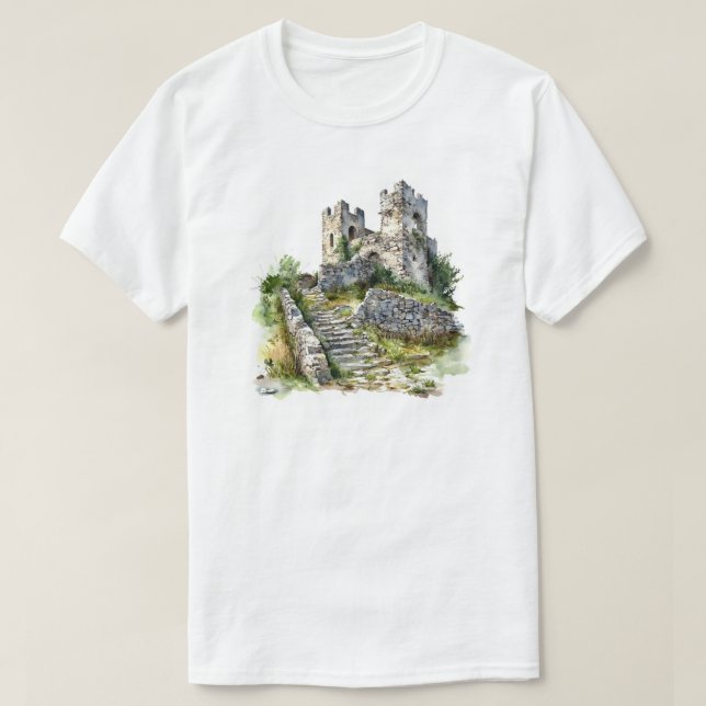 El castillo arruina la camiseta (Diseño del anverso)
