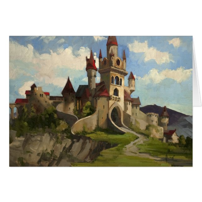 El castillo en la colina (Anverso (Horizontal))