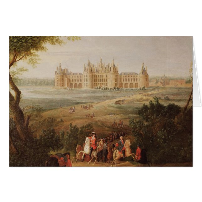 El castillo francés de Chambord, 1722 (Anverso (Horizontal))