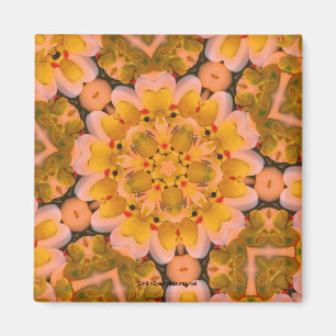 El caucho amarillo Ducks el imán de Kaleidoscrope