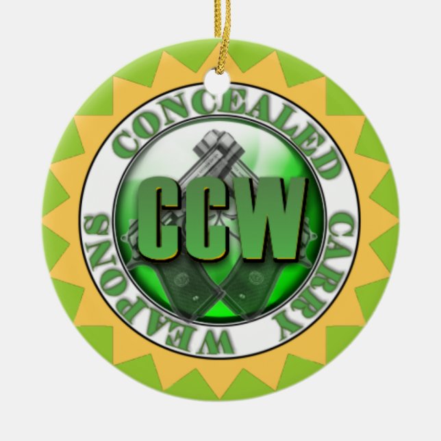 EL CCW ENCUBIERTO LLEVA NAVIDAD DEL ORNAMENTO DEL (Frente)