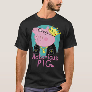 El célebre cerdito PIG huele la camiseta clásica