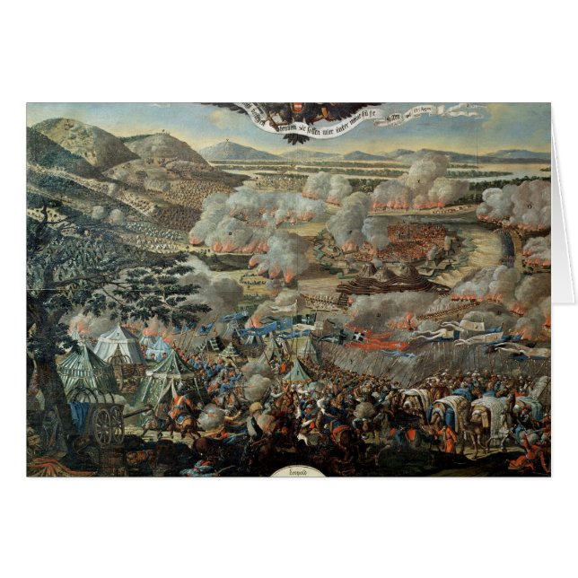 El cerco de Viena de los turcos en 1683 (Anverso (Horizontal))