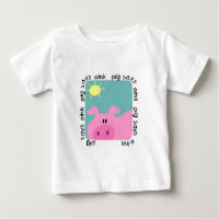 El cerdo dice Oink las camisetas y los regalos