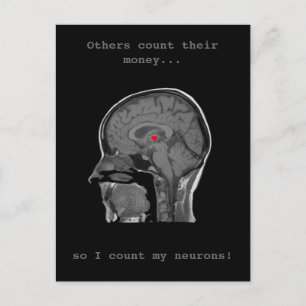 El cerebro humano - Tarjeta postal