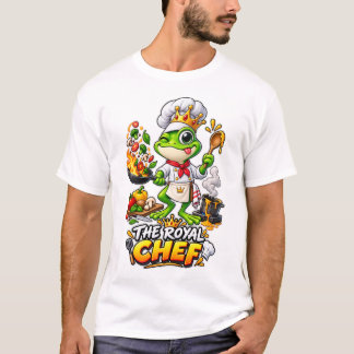 El Chef Real – Camiseta Divertida de Rana Real Coc