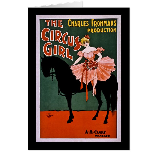 El chica 1897 del circo (Frente)