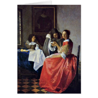 El chica con una copa. Por Juan Vermeer