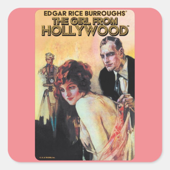 El Chica de los Pegatinas de Hollywood (Anverso)