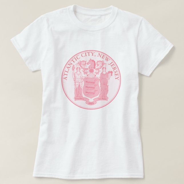 El chica de New Jersey personaliza (Diseño del anverso)