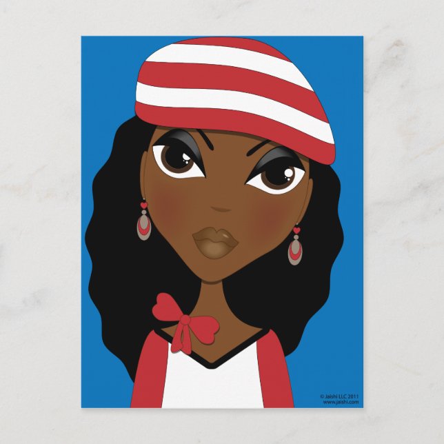 El Chica En La Postales Gorra (Anverso)