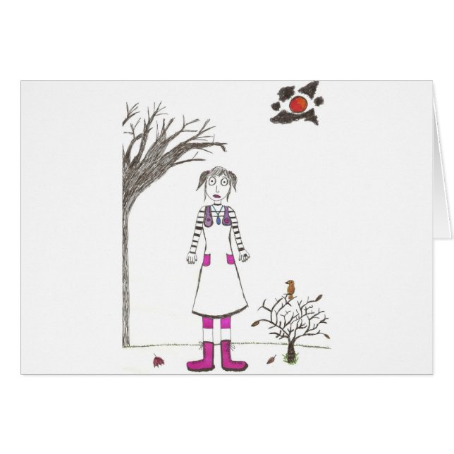 El chica espeluznante del payaso (Anverso (Horizontal))