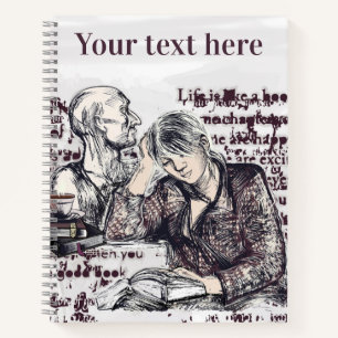 El chica leyendo un libro