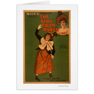 "El chica poster del Musical del teatro de París"