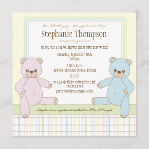 El Chica Twin Boy Teddy recibe invitación en Baby