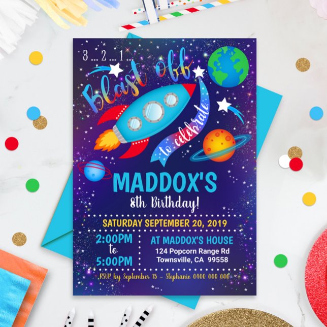 El chico de la invitación a la fiesta espacial (Subido por el creador)