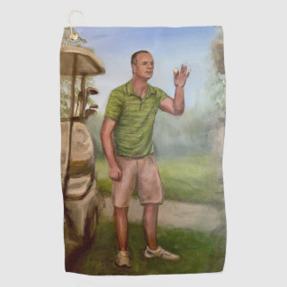 El chico del golf está loco por la Toalla de Golf