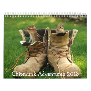 El Chipmunk se aventura el calendario 2013