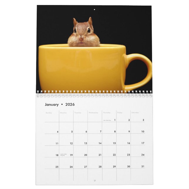 El Chipmunk se aventura el calendario 2013 (Jan 2026)