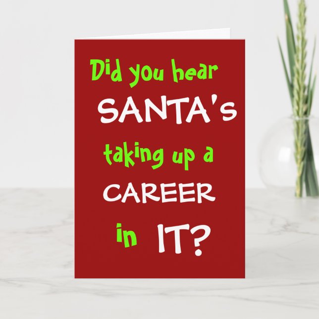 ÉL chiste computacional divertido de la tarjeta de (Anverso)