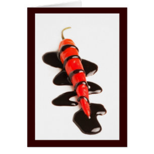 El chocolate cubrió la pimienta