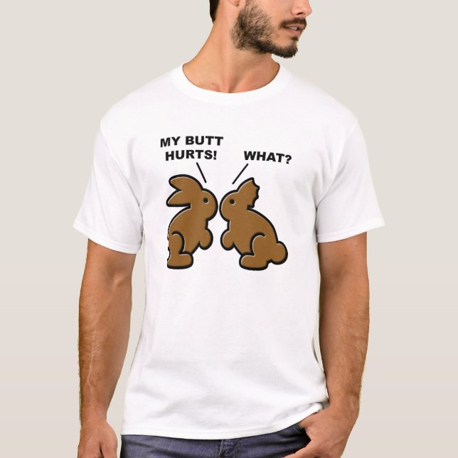 El chocolate duele camiseta (Anverso)