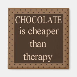 El chocolate es más barato que el imán cuadrado de
